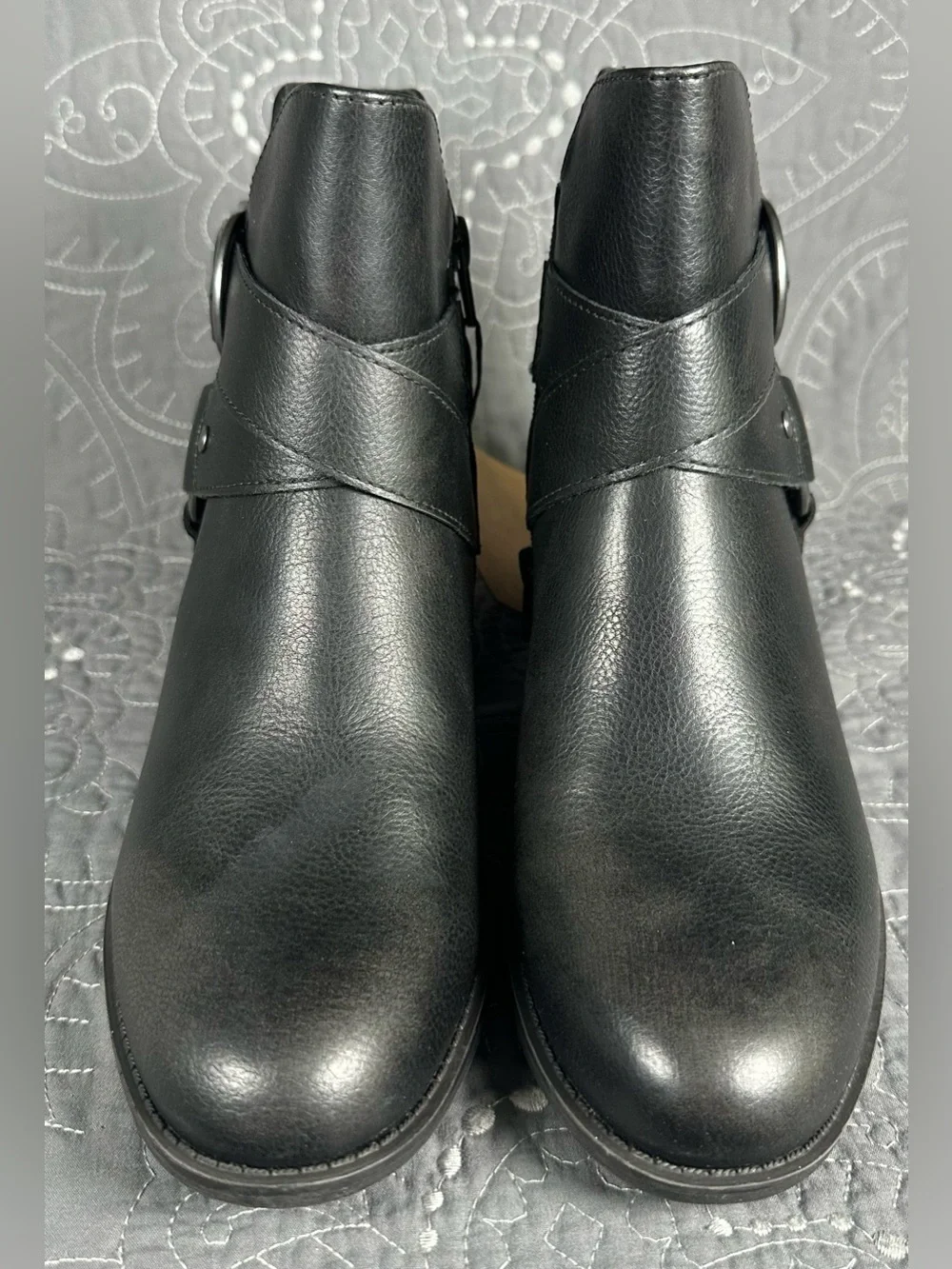 Frye and Co. Women’s Black Bellame Stacked Heel Booties NWT Size 7.5